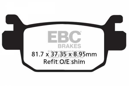 Piese moto - Placute de frana EBC SFA415HH