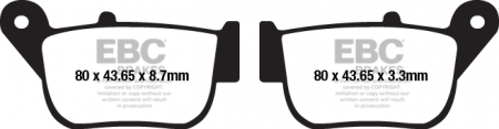 Piese moto - Placute de frana EBC SFA678