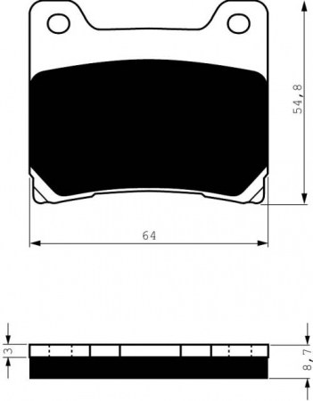 Piese moto - Placute de frana GOLDFREN 015 S33 STREET