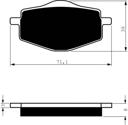 Piese moto - Placute de frana GOLDFREN 018 AD
