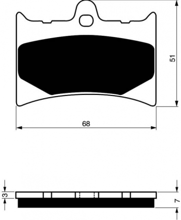 Piese moto - Placute de frana GOLDFREN 019 AD