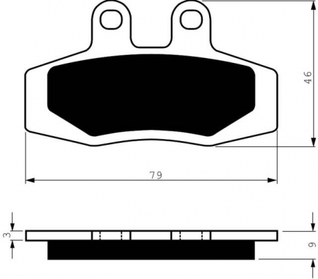 Piese moto - Placute de frana GOLDFREN 026 AD