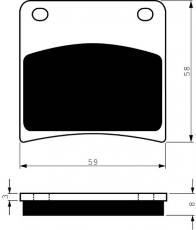 Piese moto - Placute de frana GOLDFREN 027 S3