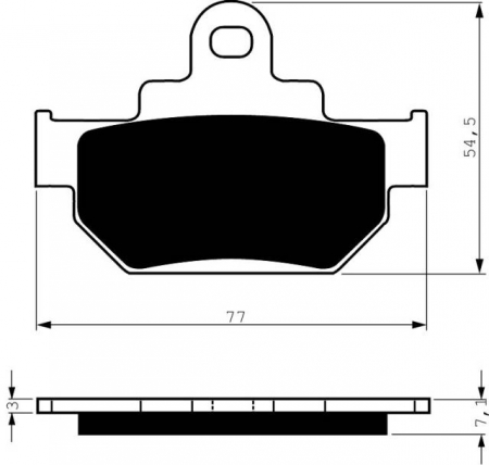 Piese moto - Placute de frana GOLDFREN 030 AD