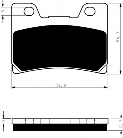 Piese moto - Placute de frana GOLDFREN 045 S3
