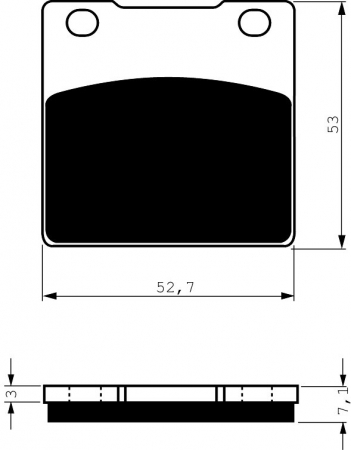 Piese moto - Placute de frana GOLDFREN 053 AD