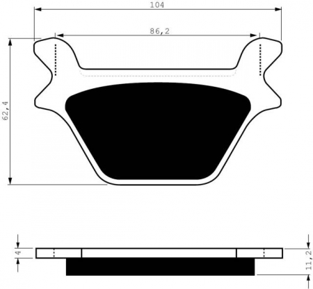 Piese moto - Placute de frana GOLDFREN 056 S3