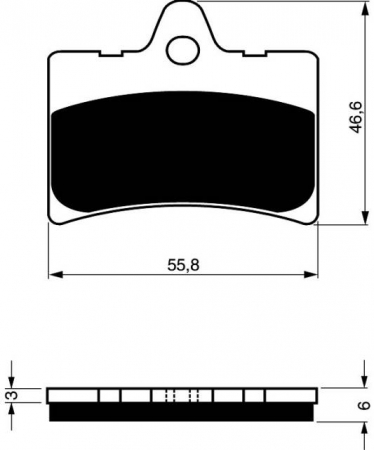 Piese moto - Placute de frana GOLDFREN 066 S3