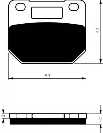 Piese moto - Placute de frana GOLDFREN 074 S3