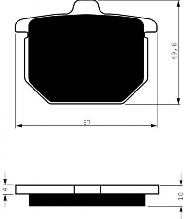 Piese moto - Placute de frana GOLDFREN 079 S3