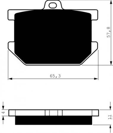 Piese moto - Placute de frana GOLDFREN 082 S3