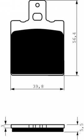 Piese moto - Placute de frana GOLDFREN 083 K5