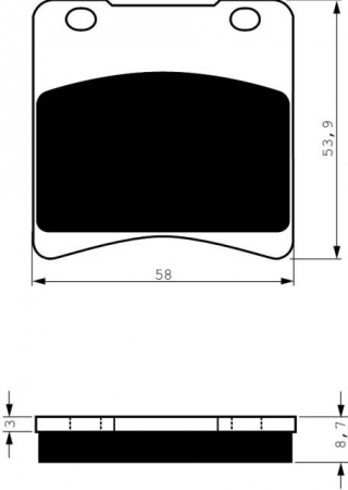 Piese moto - Placute de frana GOLDFREN 085 S3