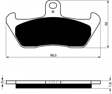 Piese moto - Placute de frana GOLDFREN 089 K5