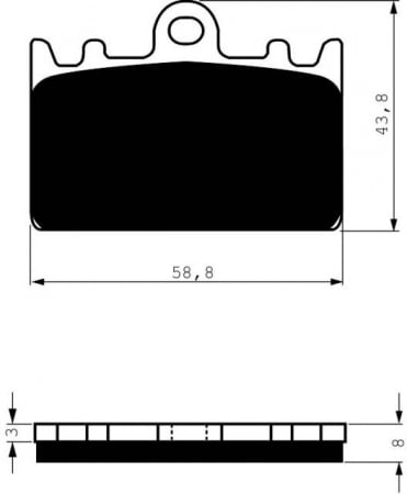 Piese moto - Placute de frana GOLDFREN 090 S3