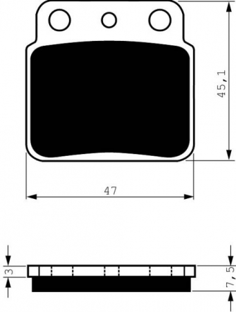 Piese moto - Placute de frana GOLDFREN 092 S3