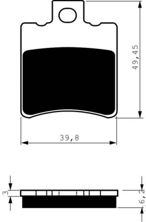Piese moto - Placute de frana GOLDFREN 098 AD