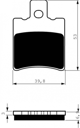 Piese moto - Placute de frana GOLDFREN 107 S3