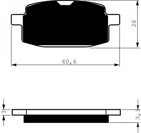 Piese moto - Placute de frana GOLDFREN 114 S3
