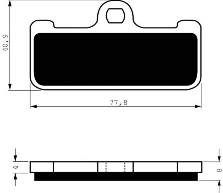 Piese moto - Placute de frana GOLDFREN 116 S33 STREET