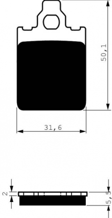 Piese moto - Placute de frana GOLDFREN 118 S3