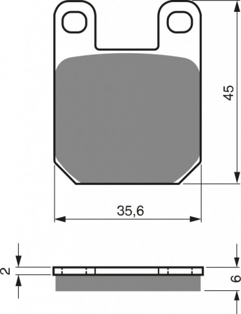 Piese moto - Placute de frana GOLDFREN 121 S33 STREET FRONT
