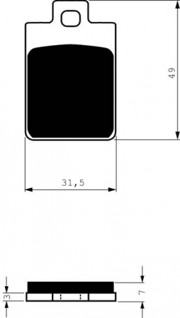 Piese moto - Placute de frana GOLDFREN 142 S3