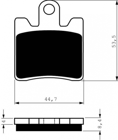 Piese moto - Placute de frana GOLDFREN 147 AD