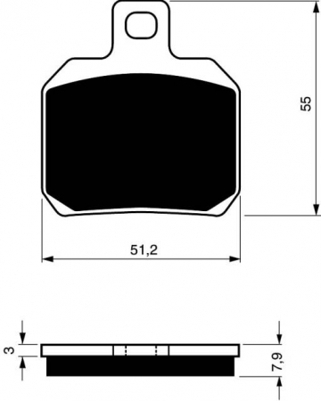 Piese moto - Placute de frana GOLDFREN 152 AD
