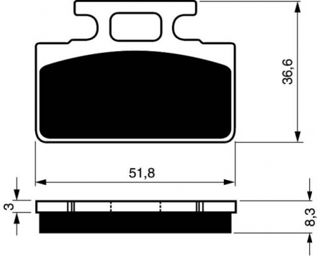 Piese moto - Placute de frana GOLDFREN 161 AD