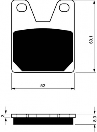 Piese moto - Placute de frana GOLDFREN 169 S33 STREET