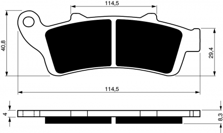 Piese moto - Placute de frana GOLDFREN 178 S3