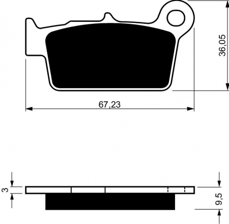 Piese moto - Placute de frana GOLDFREN 187 S33 STREET