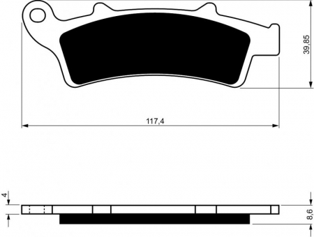 Piese moto - Placute de frana GOLDFREN 193 S33 STREET