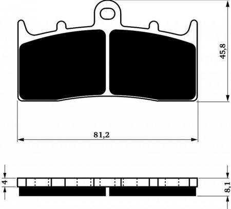 Piese moto - Placute de frana GOLDFREN 194 S33 STREET FRONT
