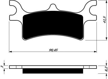 Piese moto - Placute de frana GOLDFREN 209 S3
