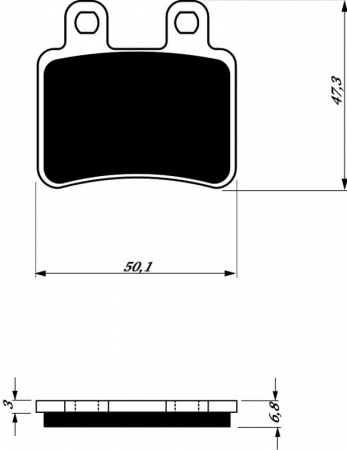 Piese moto - Placute de frana GOLDFREN 211 S3