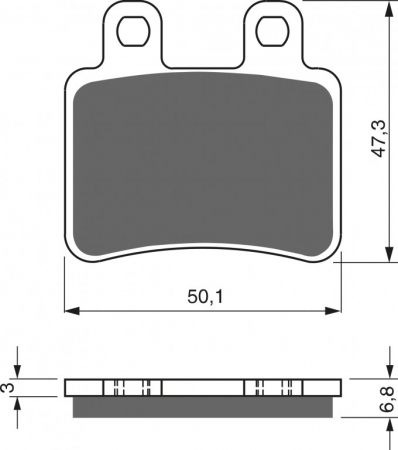 Piese moto - Placute de frana GOLDFREN 211 S33 STREET FRONT