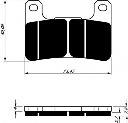 Piese moto - Placute de frana GOLDFREN 213 S33 STREET FRONT