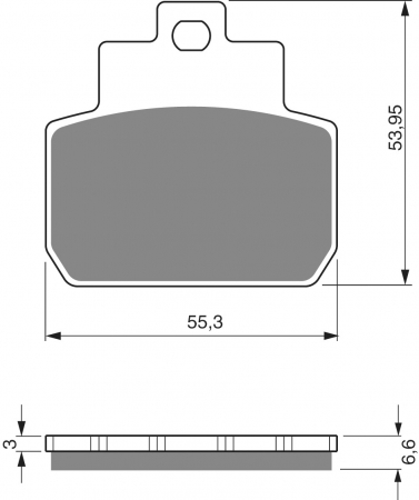 Piese moto - Placute de frana GOLDFREN 263 S3