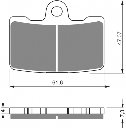 Piese moto - Placute de frana GOLDFREN 269 S3