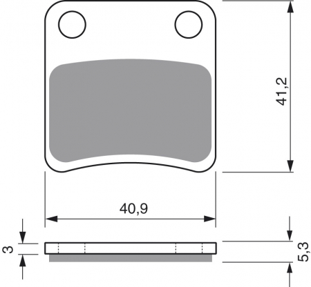 Piese moto - Placute de frana GOLDFREN 303 S3