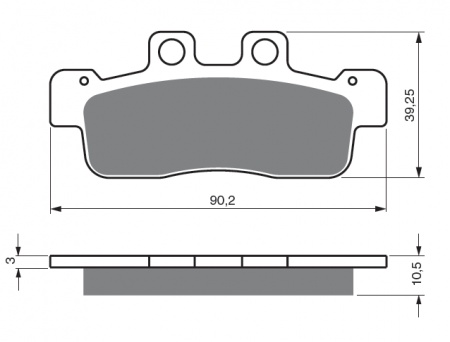 Piese moto - Placute de frana GOLDFREN 363 S3