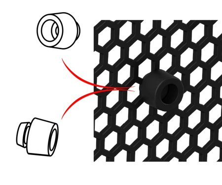 Plastic radiator PUIG 22528N Negru [1]