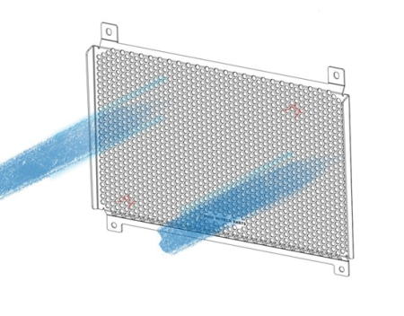 Plastic radiator PUIG 22555N Negru [2]