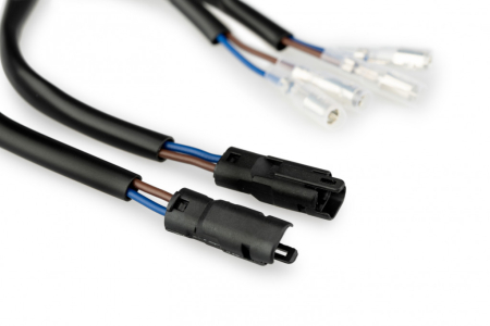 Piese moto - Plug&Play wiring kit for turn signals PUIG 22083N Negru