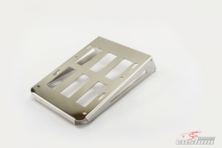 Piese moto - Rack CUSTOMACCES NON DETACHABLE PP0001J stainless steel for sissybar