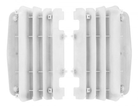 Piese moto - Radiator louvers POLISPORT Alb