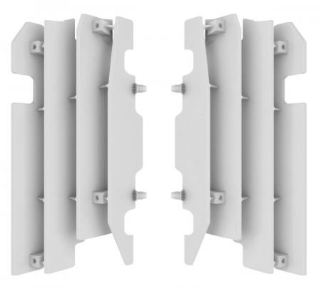 Piese moto - Radiator louvers POLISPORT Alb