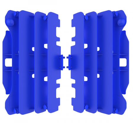 Piese moto - Radiator louvers POLISPORT blue Yam 98